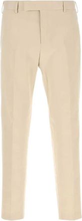 Pantaloni Torino Rebel Pressed-Crease Cotton Trousers Clothing