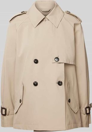 White Label Trenchcoat mit Reverskragen in Beige, Gr&ouml;&szlig;e 38