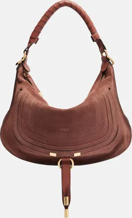 Chlo&eacute; Chlo&eacute; Marcie Small suede shoulder bag