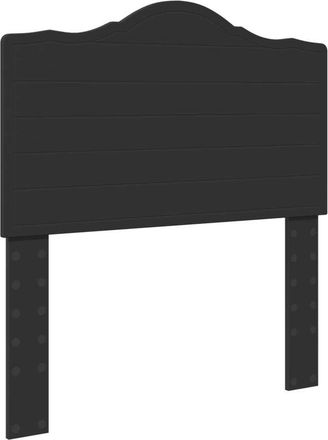 vidaXL Cabecero Roble Negro 90 Cm Madera Contrachapada Vidaxl