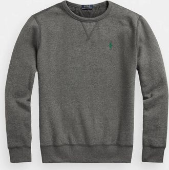 Ralph Lauren Womens Fleece Sweatshirt In Grey Hthr