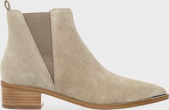 Marc Fisher Yale Leather Pointed Chelsea Booties