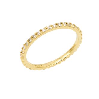 Dower & Hall 14k Dotty Eternity Narrative Ring