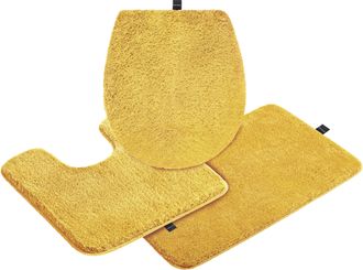 Bruno Banani Badematte »Lana, Badvorleger, Badezimmer Teppich« Höhe 25 mm rutschhemmend beschichtet fussbodenheizungsgeeignet schnell trocknend strapazierfähig Bad