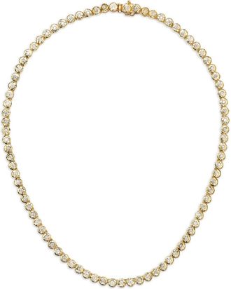 Octavia Elizabeth 18kt yellow gold Nesting Gem tennis necklace - women - 18kt Yellow Gold/White Diamond - One Size