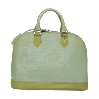 Louis Vuitton Pre-owned Handbags, female, Green, Size: ONE SIZE Pre-owned Alma Handbag
