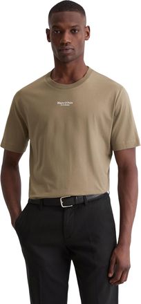 Marc O'Polo T-Shirt MARC OPOLO, Herren, Gr. XXL, pavestone, Single Jersey, Obermaterial: 100% Baumwolle, Rundhals, Shirts T-Shirt, ein kleines, dezentes Logo in K