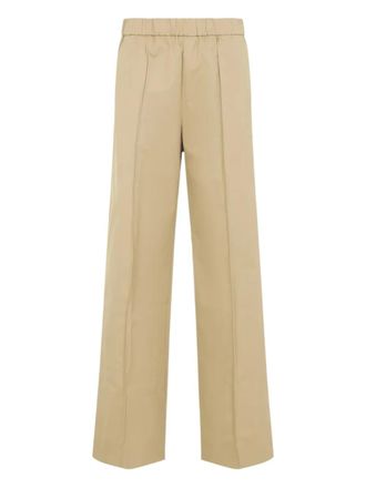 Jil Sander elastic-waist trousers - Neutrals