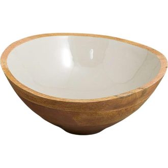 Be Home Madras Bowl in Taupe at Nordstrom, Size Medium