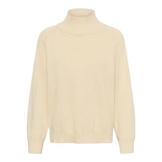 Part Two Charnel Pullover - Dames - Coltruien - Beige - L - Katoen - Truien & Vesten