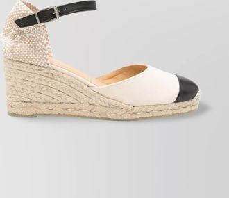 Castaner coraline canvas espadrilles braided raffia sole