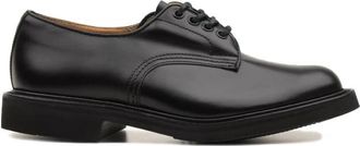 Trickers Daniel Vibram Sole Laced Shoe - Heren - Nette schoenen - Zwart - 41 EU - Katoen - Schoenen