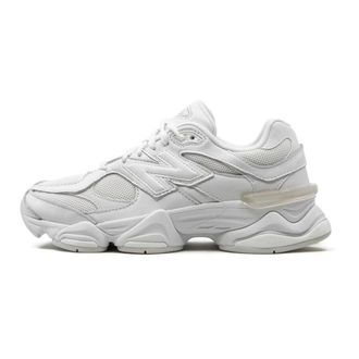 New Balance Sneakers, unisex, Gray, Size: 11 1/2 US Triple White Comfort Shoe