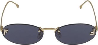 Fendi Sunglasses, female, Yellow, Size: 54 MM First Crystal Sunglasses