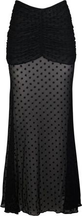 SOAH Womens Mesh Selena Cover Up Skirt In Black