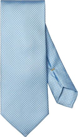 Eton Polka Dot Silk Tie in Light Blue at Nordstrom