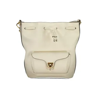 Coccinelle White Leather Womens Handbag