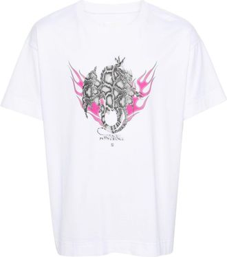 Givenchy logo-print cotton T-shirt - men - Cotton - S - White