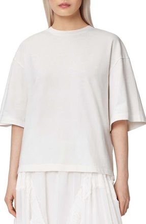 AllSaints Paloma Amelie T-shirt in Optic White at Nordstrom, Size X-Small