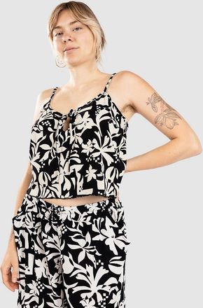 Rip Curl Surf Dreams Printed Rib Cami Tank Top schwarz