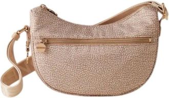 Borbonese Cross Body Bags, female, Beige, Size: ONE SIZE Mini Nylon Crossbody Bag in Sand