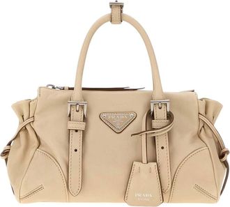 Prada Beige Karin Small Satchel