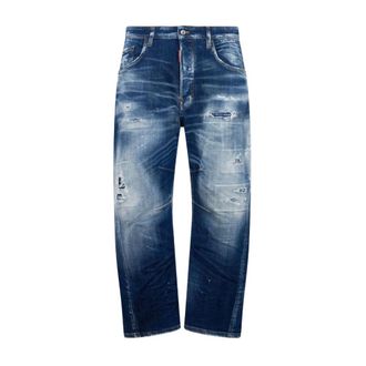 Dsquared2 Straight Jeans, male, Blue, Size: 2XL Dsquared2 Jeans Denim