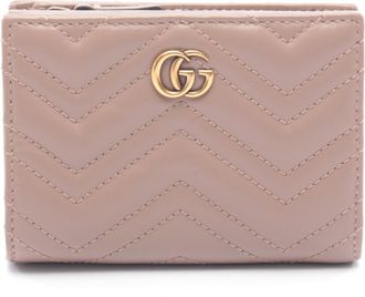 Gucci Pink Leather Wallet (Bi-Fold) (Pre-Owned)