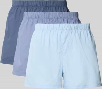 Jack & Jones Jack & Jones Boxershorts mit elastischem Bund im 3er-Pack Modell MILANO in Eisblau, Größe XXL