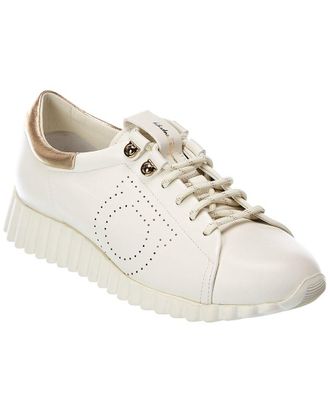 Ferragamo Ninfa Leather Sneaker