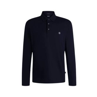 HUGO BOSS Tops, Heren, Blauw, L, Polo Shirts