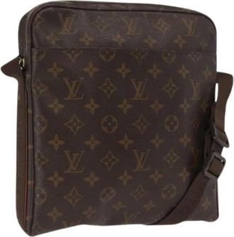 Louis Vuitton Pre-owned Cross Body Bags, female, Brown, Size: ONE SIZE Pre-owned Vintage Canvas Cross Body Bag
