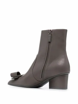 Ferragamo Viva Ankle Boot - Gray