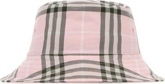 Burberry Pink Check Bucket Hat