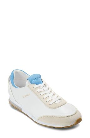 Cole Haan GrandPro LP Runner Energyweave Sneaker in White /silver Birch/azure Blue at Nordstrom, Size 10.5