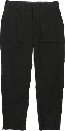 Engineered Garments Broek - Heren - Straight fit broeken - Zwart - S - Nylon - Broeken