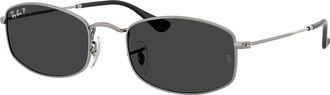 Ray-Ban RB3832 Polarized 004/48 Mens Sunglasses Gunmetal Size 55