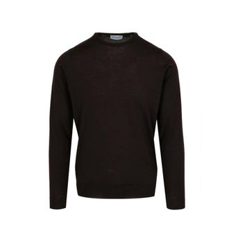 John Smedley Hombre, Jerseys, Marr&oacute;n, Talla: M