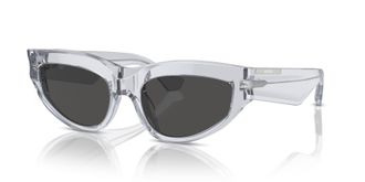 Burberry Dark Grey Cat Eye Ladies Sunglasses BE4425U 382587 55