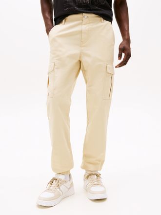 Tommy Jeans Cargohose TOMMY JEANS TJM AUSTIN RIPSTOP CARGO, Herren, Gr. 30, L&auml;nge 34, beige (desert sand dune), Web, Obermaterial: 100% Baumwolle, regular fit lan