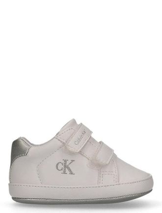 Calvin Klein Zapatillas con velcro met&aacute;lico para beb&eacute;s