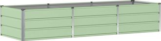 vidaXL Jardinera Verde 240 X 80 X 45 Cm Acero Vidaxl