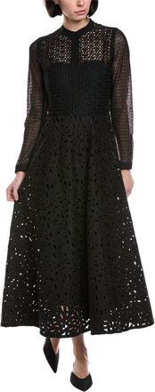 Akris Lace Wool-Blend Midi Dress