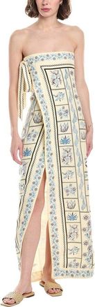 Agua Bendita Tinaja Silk-Blend Caftan