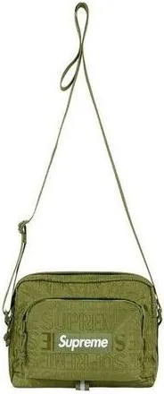 SUPREME Shoulder Bag Olive Green SUP-SS19-030