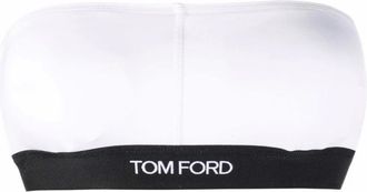 Tom Ford Sleeveless Tops, female, White, Size: XS Luxury White Underwear