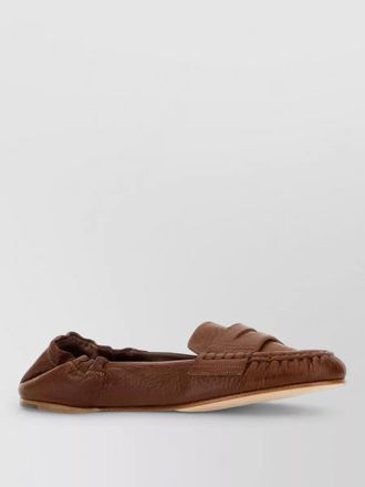 Dsquared2 leather ballerina shoes