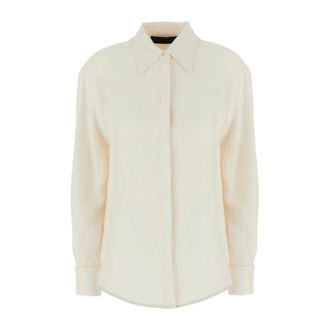 Proenza Schouler Overhemden, Dames, Beige, XS, Camicie Shirt