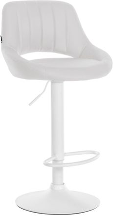 Clp Taburete De Bar Milet En Polipiel Blanco Blanco