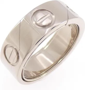 Cartier White Gold White Gold (18K) Band Ring (Pre-Owned)